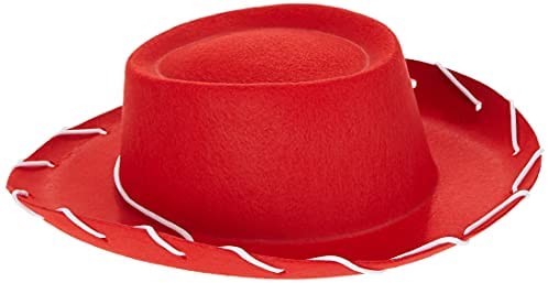 red plastic cowboy hat