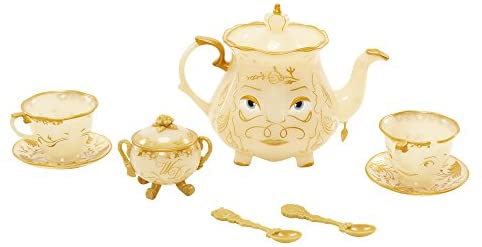 beauty and the beast enchanted tea set