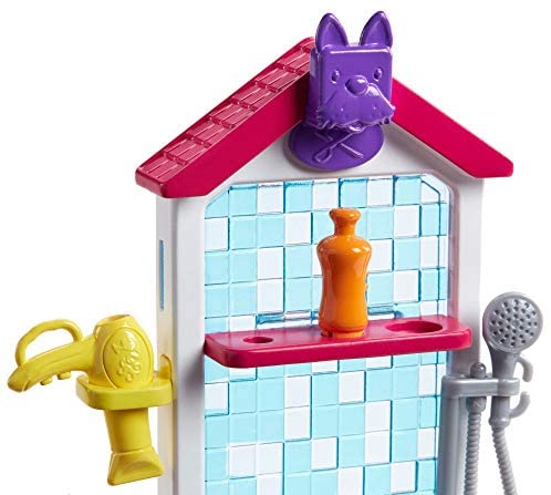 barbie dog grooming set