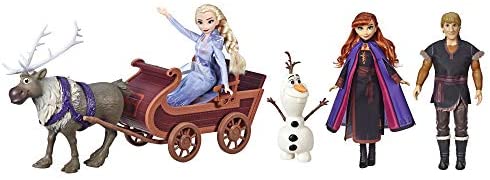 frozen doll set with sleigh