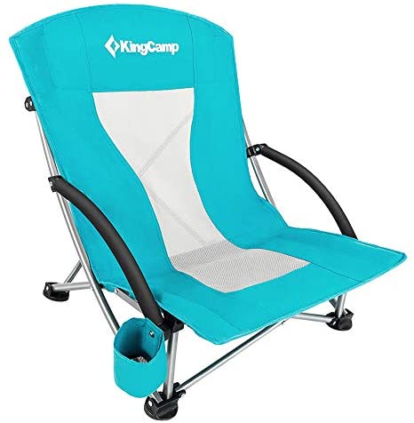 low beach chair folding