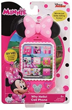 minnie mouse play cell phone