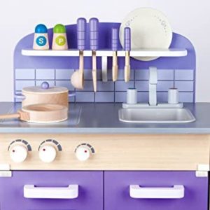 purple kitchen play set