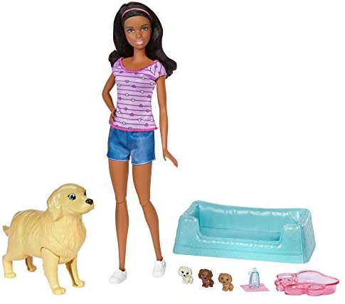 barbie set with dogs