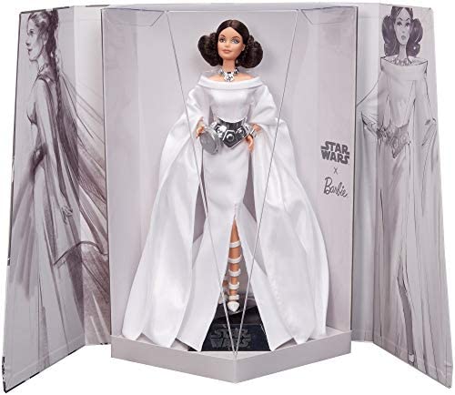 princess leia star wars x barbie doll