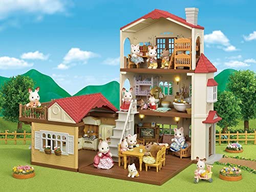 calico critters red roof home gift set