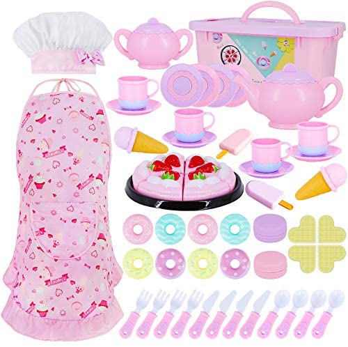 pink toy kitchen utensils