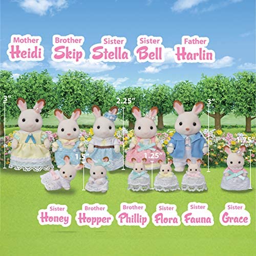 calico critters hopscotch rabbit family celebration set