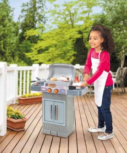 little tikes bbq grill set