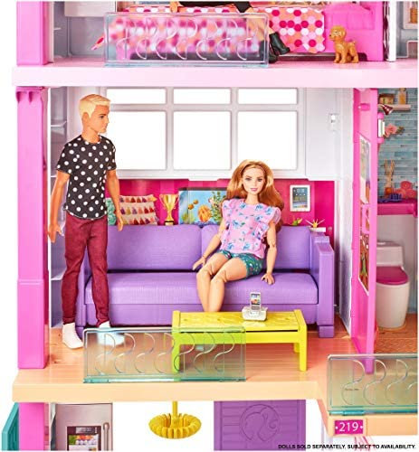 barbie dream house with furniture