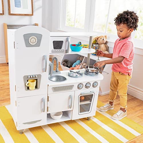 vintage wooden toy kitchen