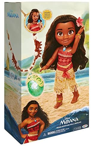 moana doll with necklace