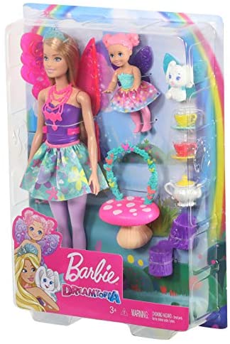 barbie doll tea party set