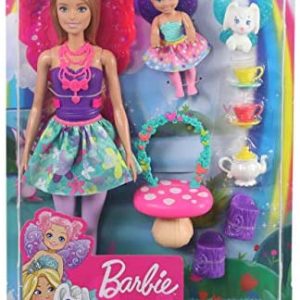 barbie doll tea party set