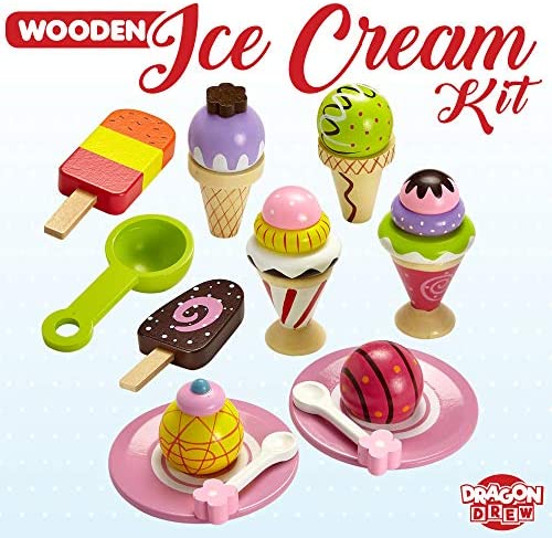 dragon drew ice cream set