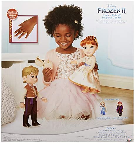 frozen 2 anna and kristoff doll set