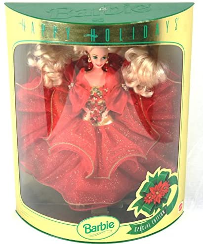 happy holidays special edition barbie 1993