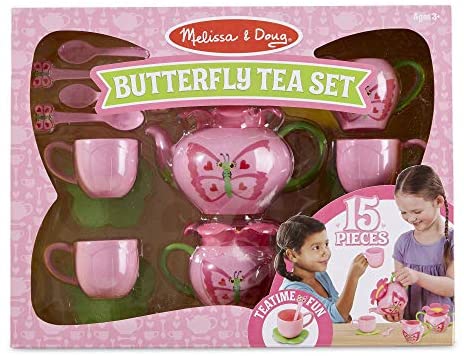 melissa and doug bella butterfly tea set