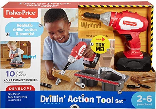 fisher price drillin action tool