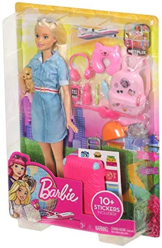 barbie travel doll and accessories