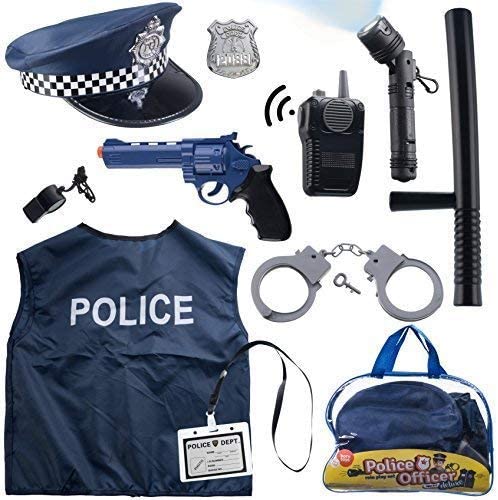 toy police set with handcuffs