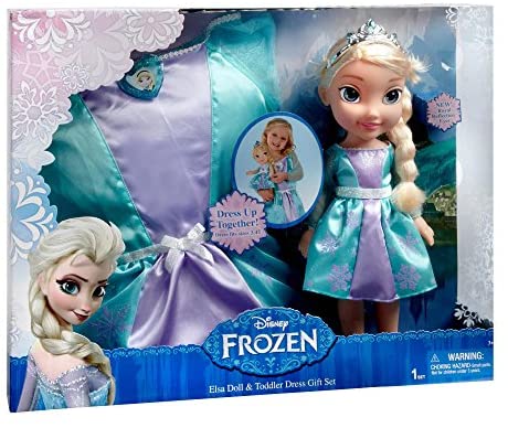 frozen doll with dress