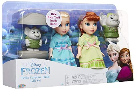 frozen petite anna and elsa with trolls