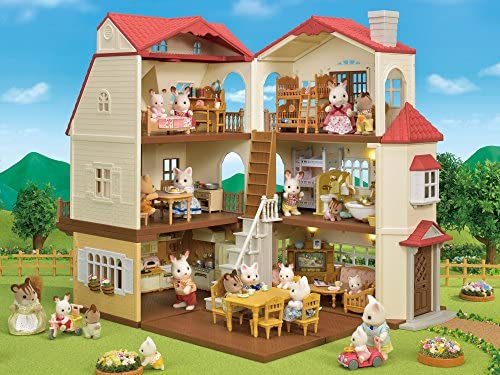 calico critters red roof home gift set