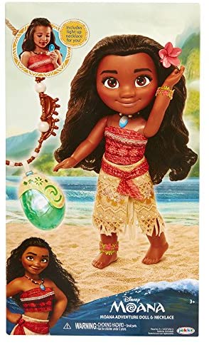 moana doll with necklace