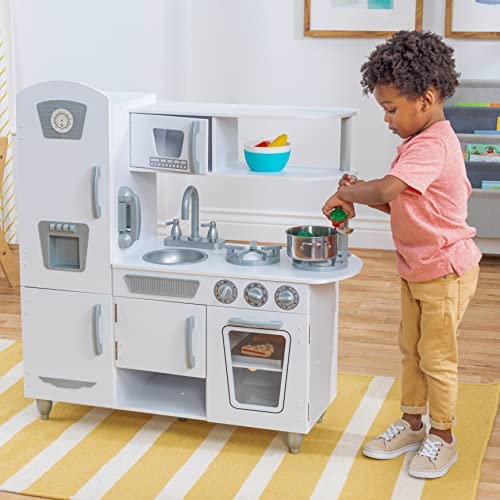 vintage wooden toy kitchen