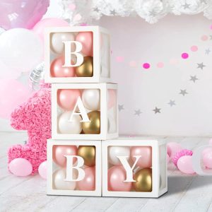 Baby blocks hot sale with balloons