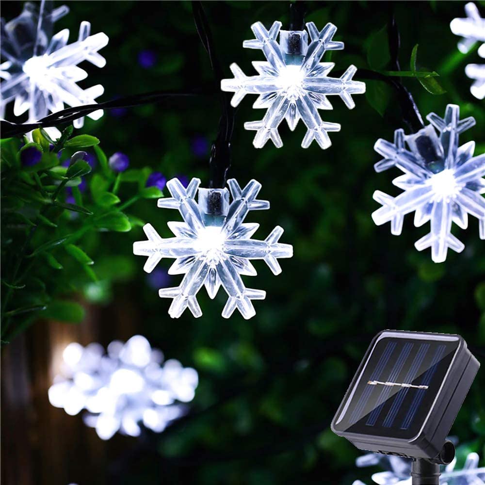 solar light snowflake