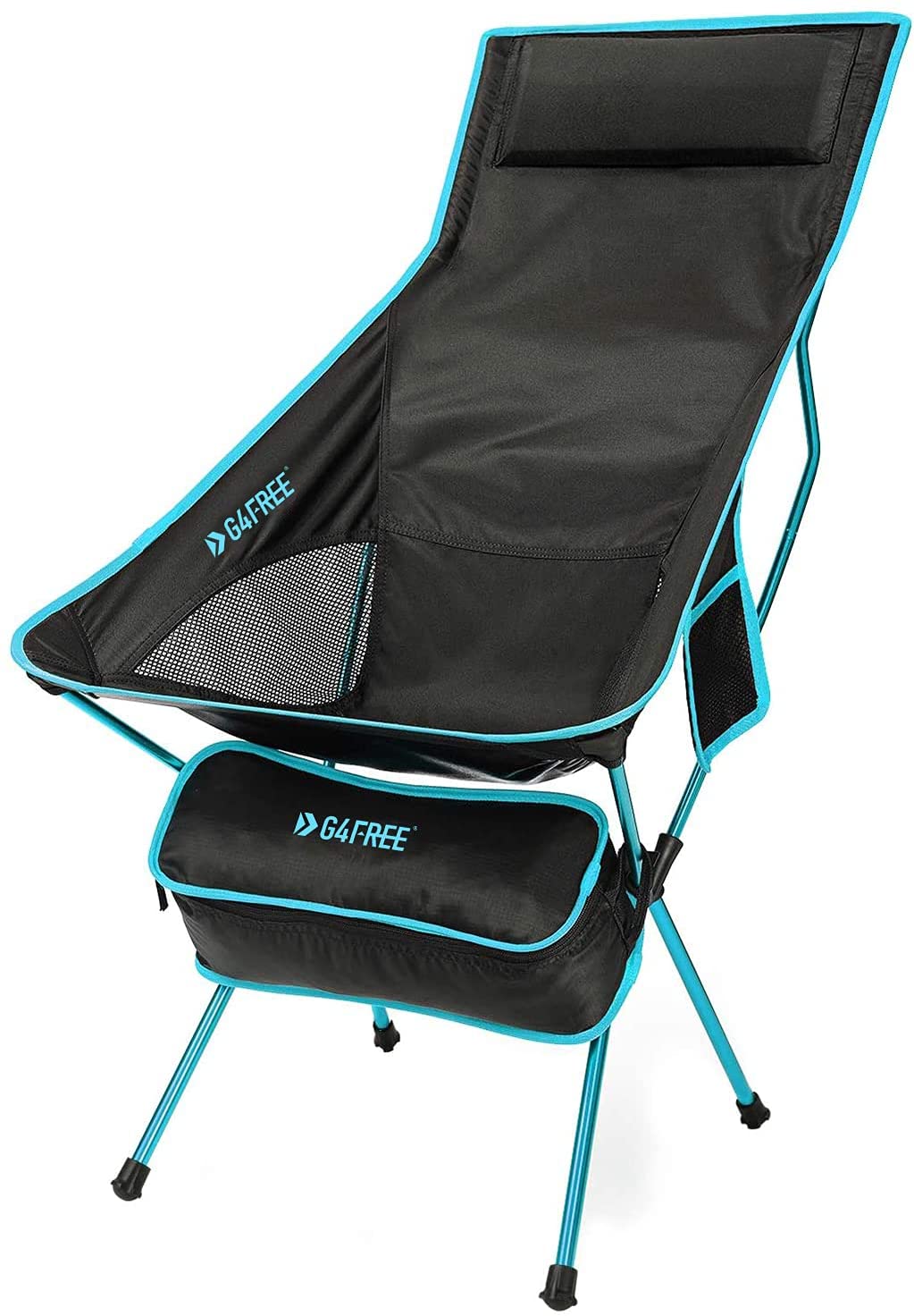 folding camping chair headrest