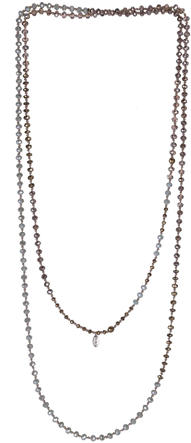 women's diamond long strand necklaces