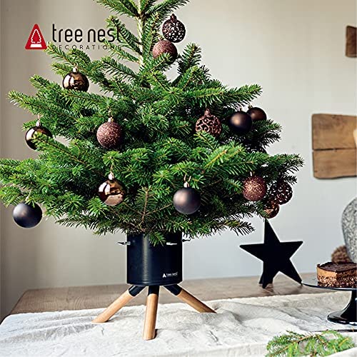 Tree Nest Christmas Tree Stand Base for 3ft 4ft 5ft Modern Tabletop  Christmas Small Tree Mini Christmas Tree Holder for Xmas Tree Decoration  (Cosmopolitan,Black) – Homefurniturelife Online Store