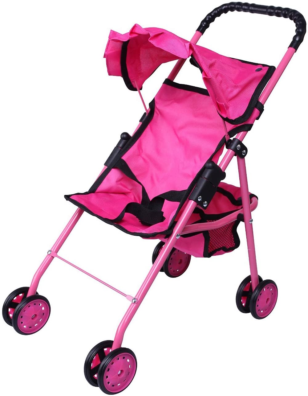 pink toy stroller