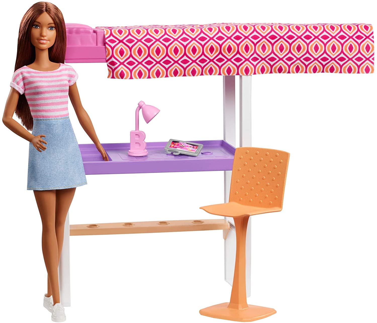 barbie bunk bed set