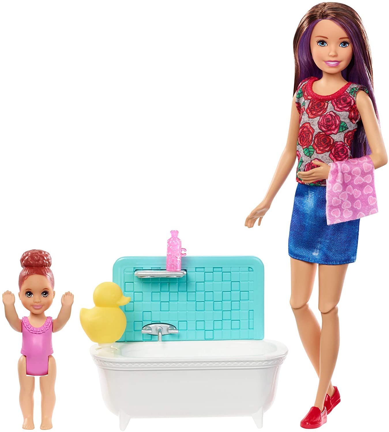 barbie skipper babysitters inc playset and doll