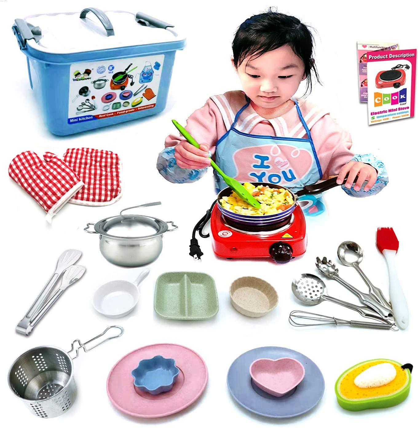 real kitchen set cooking