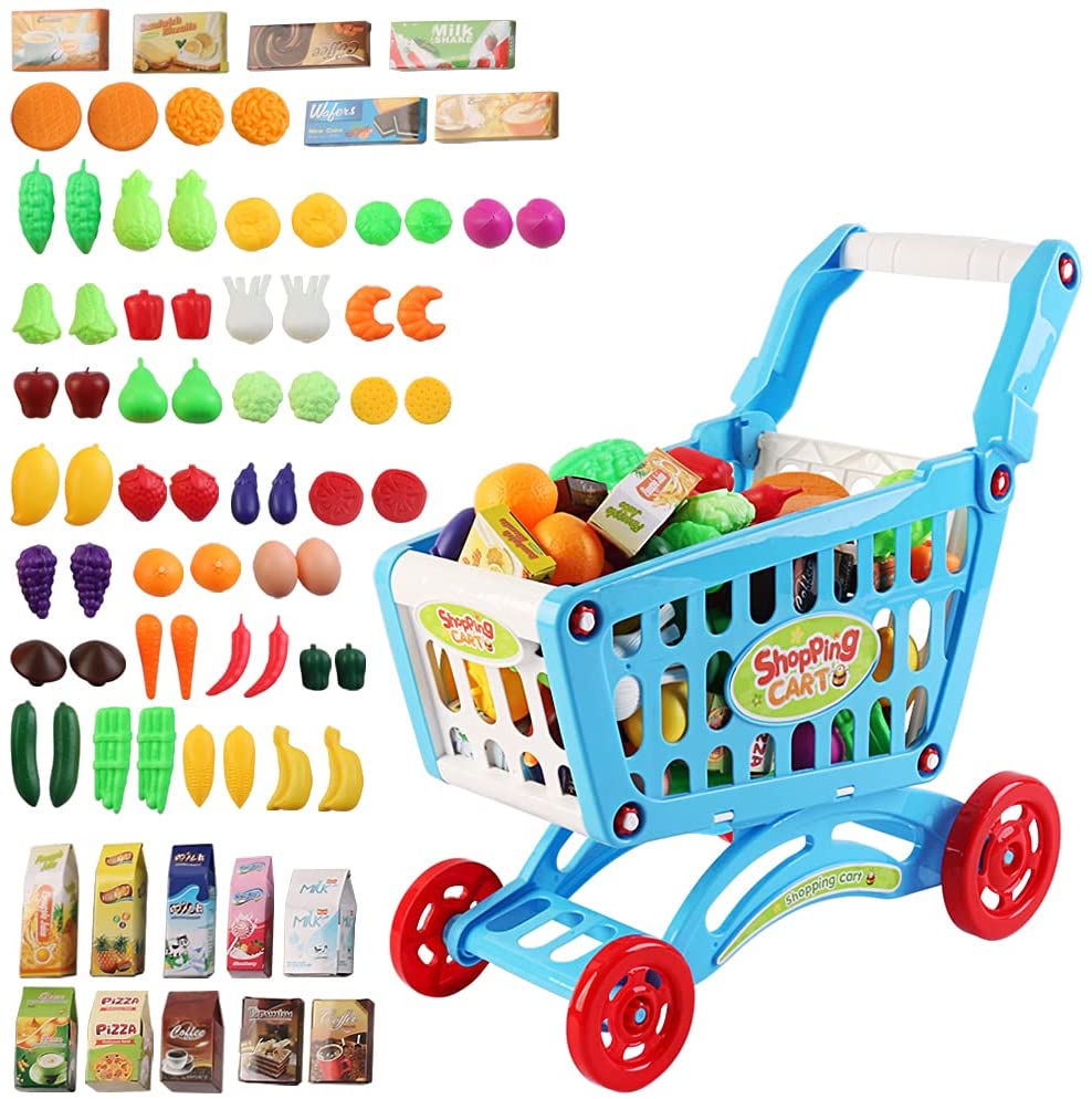 grocery cart play set