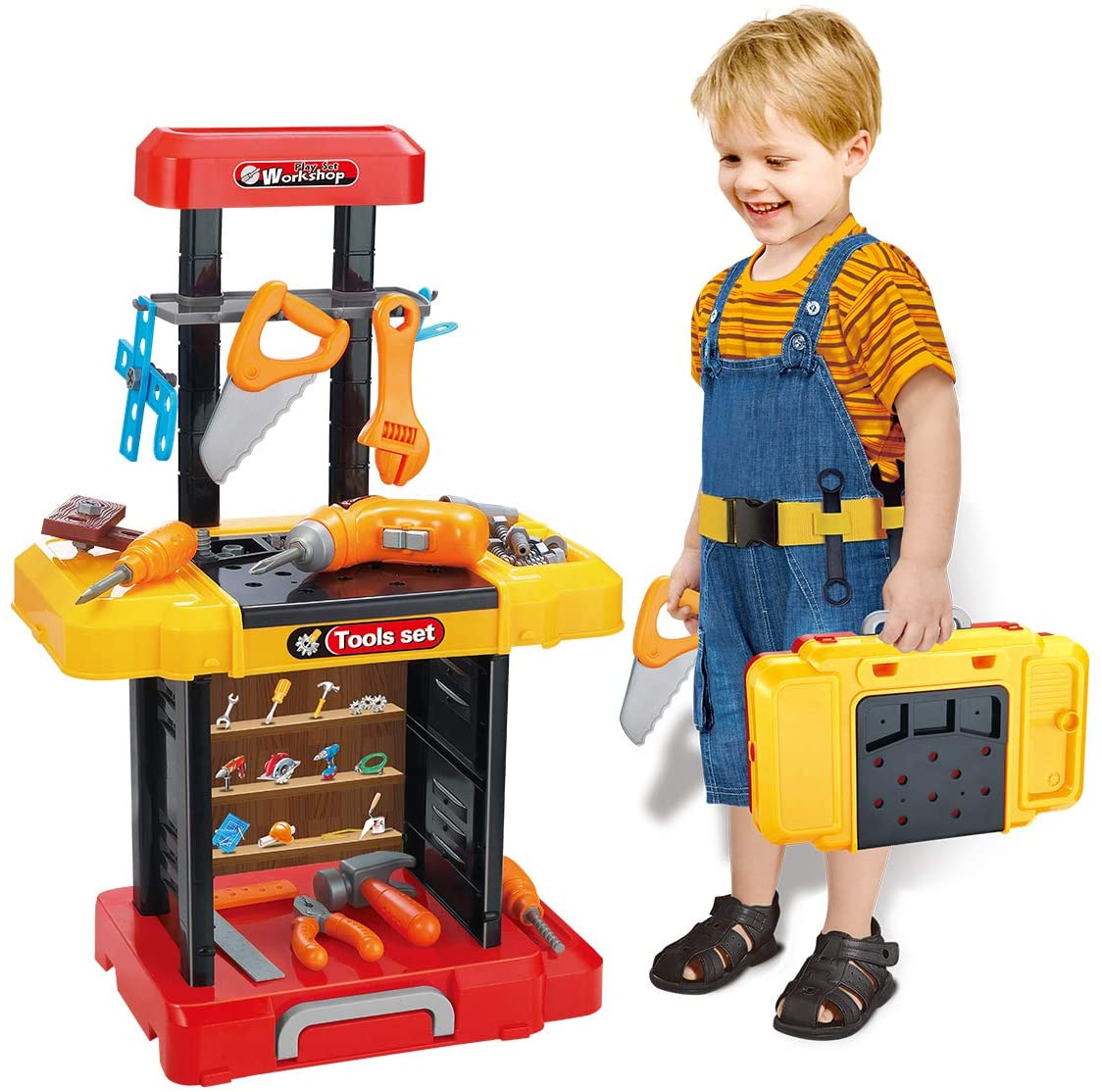 pretend play tool bench