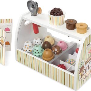 melissa and doug wooden ice cream cart