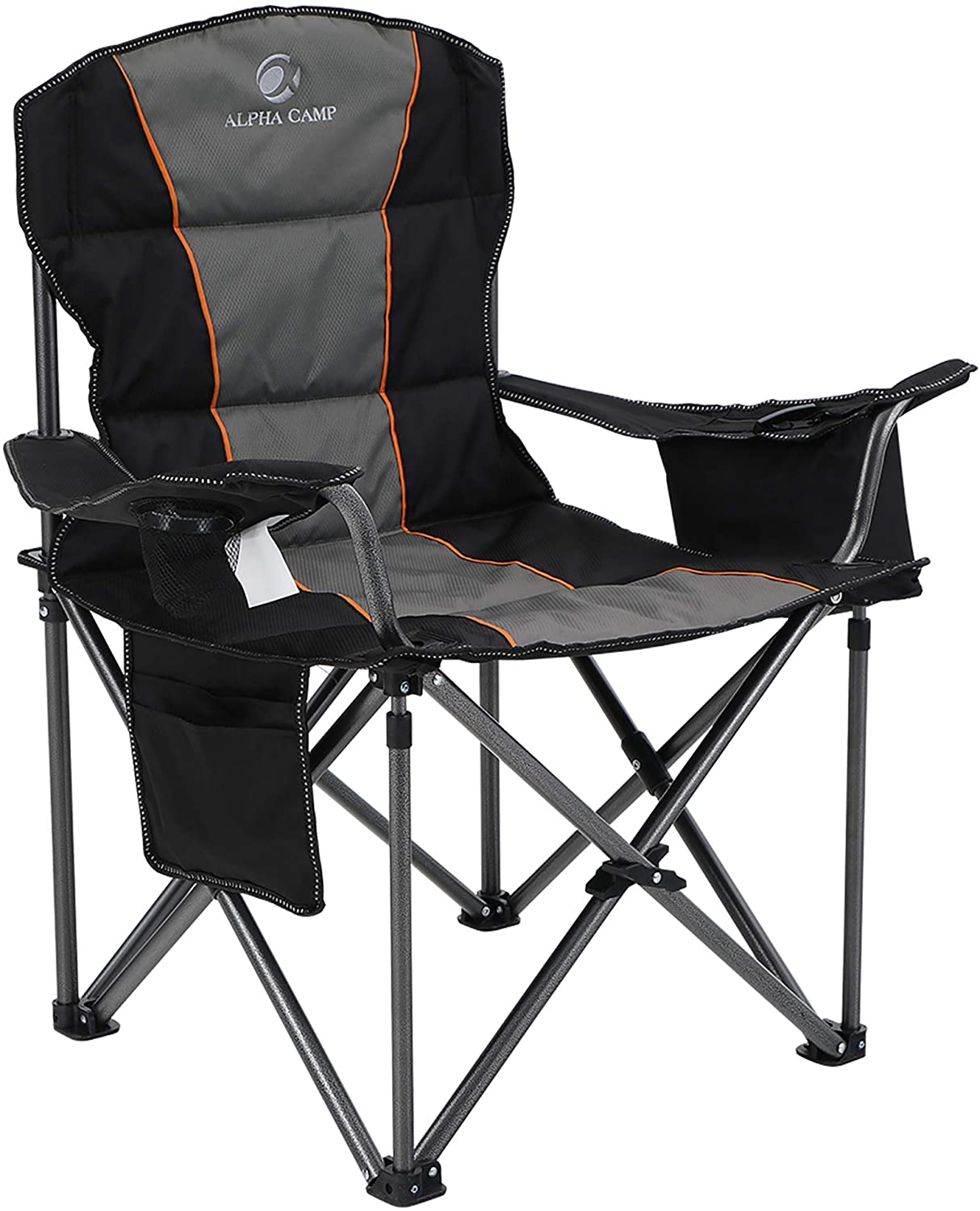 outdoor folding camping chair with cooler bag