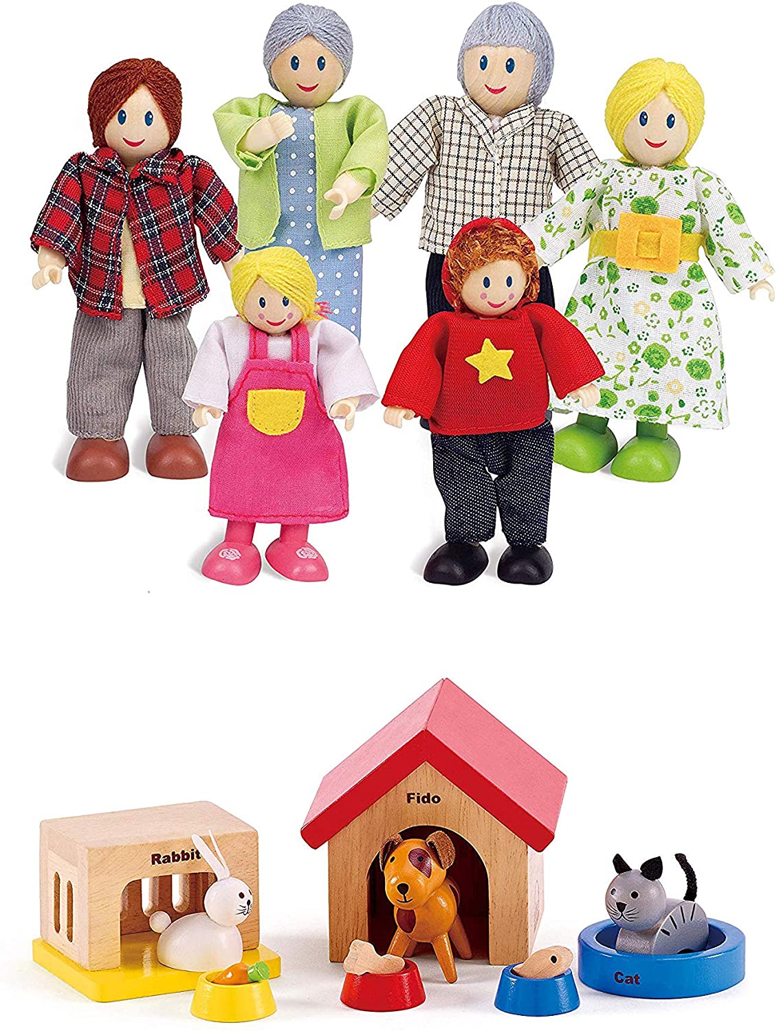 dollhouse doll family sets