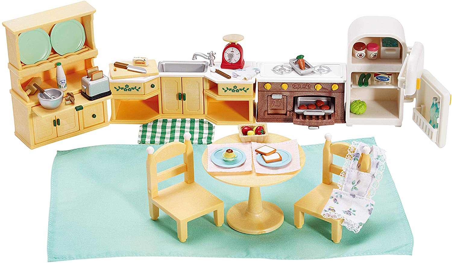 calico critters kitchen and fridge set