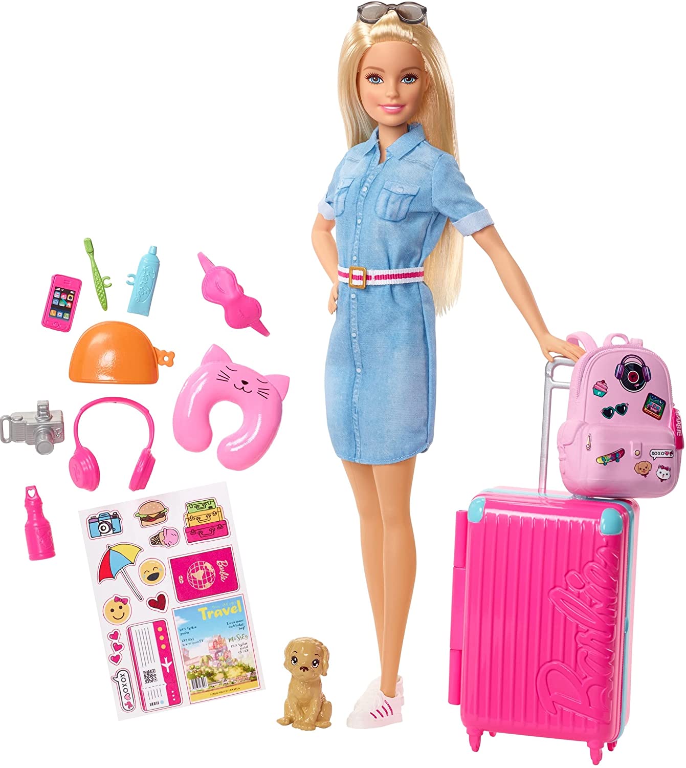 travel barbie doll