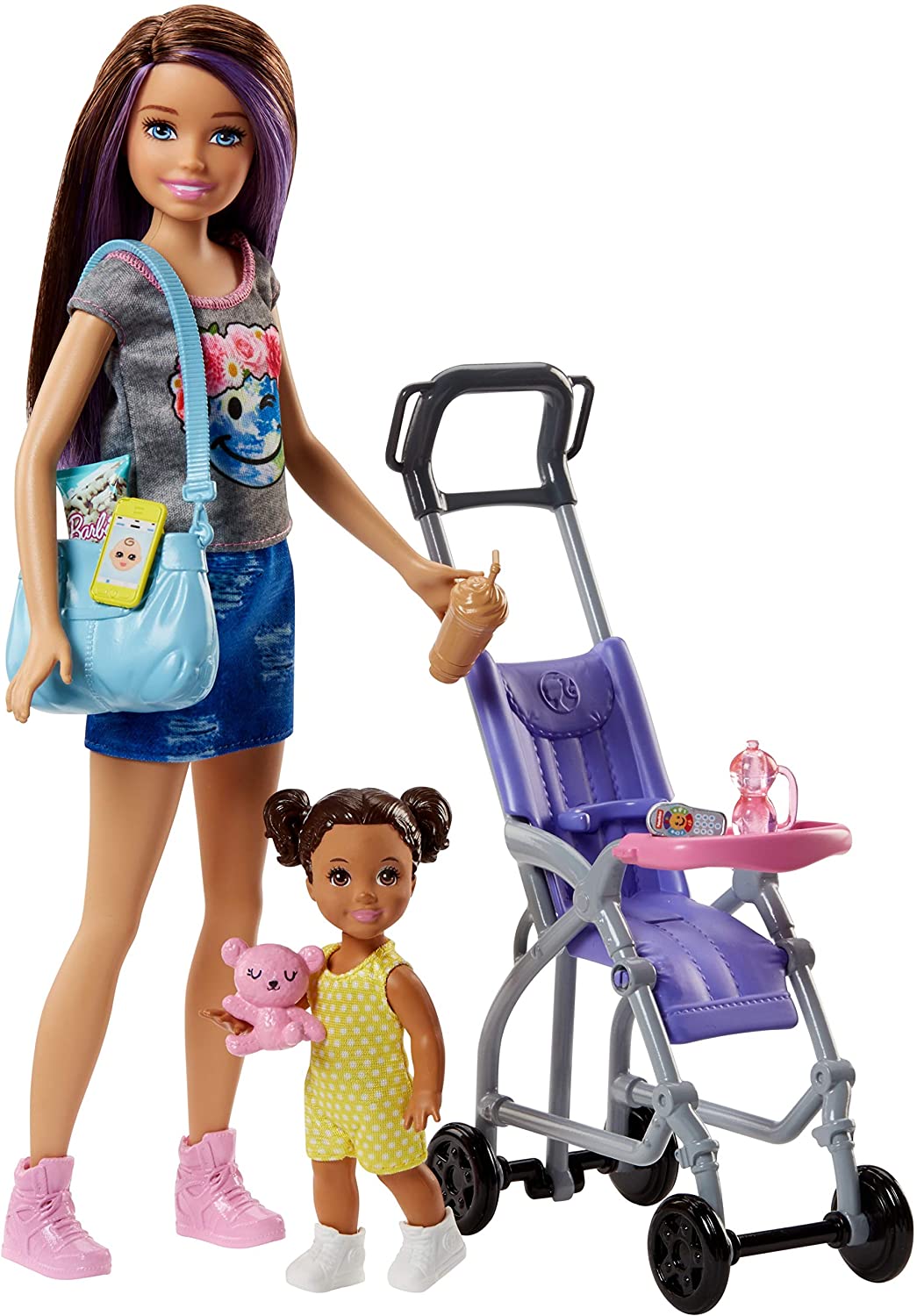 babysitting barbie set