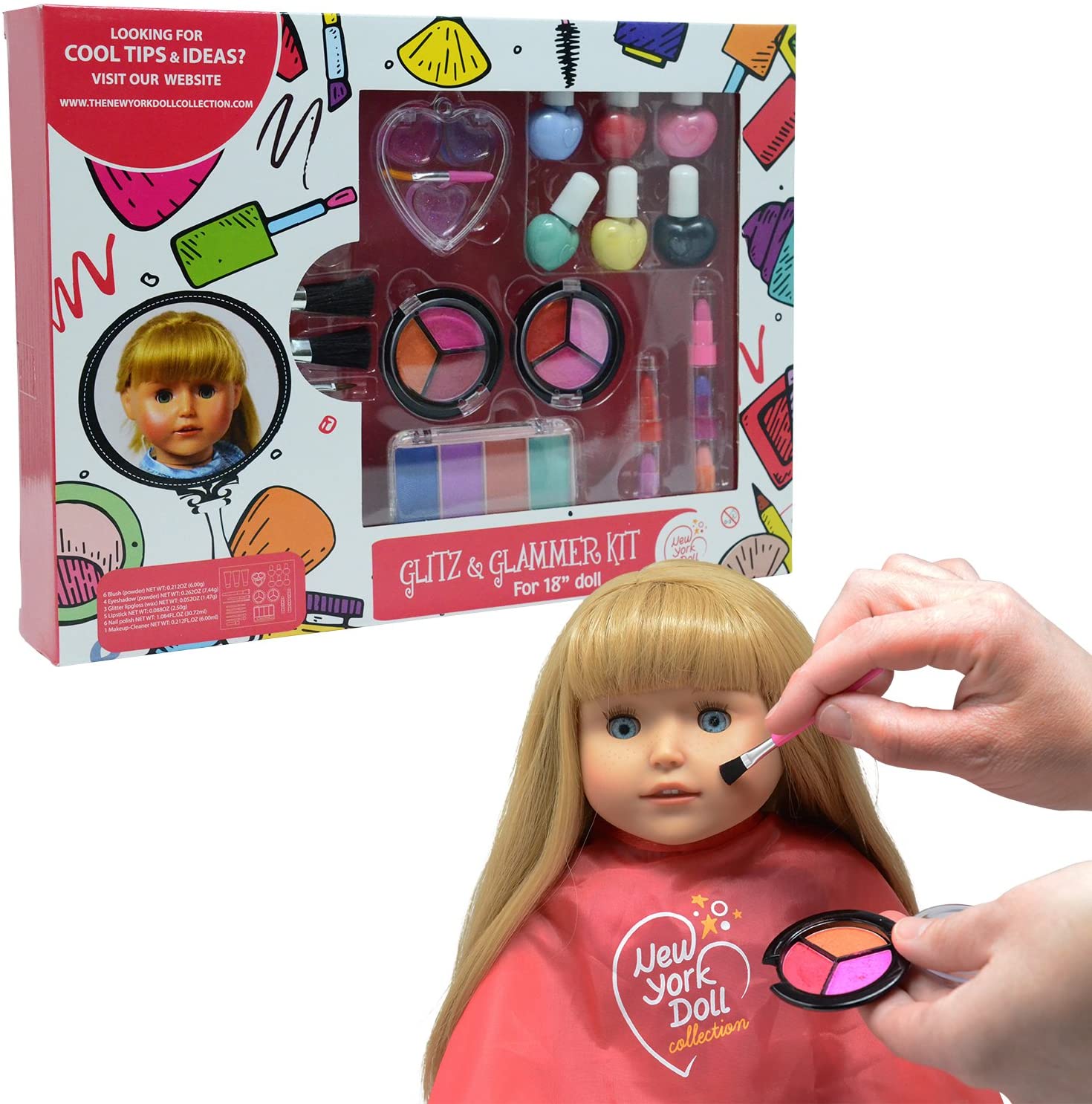 doll doll makeup set