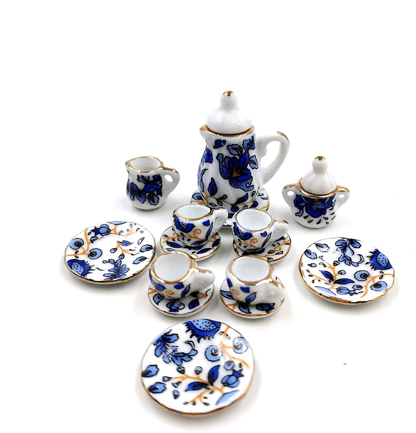 miniature tea sets for dollhouses