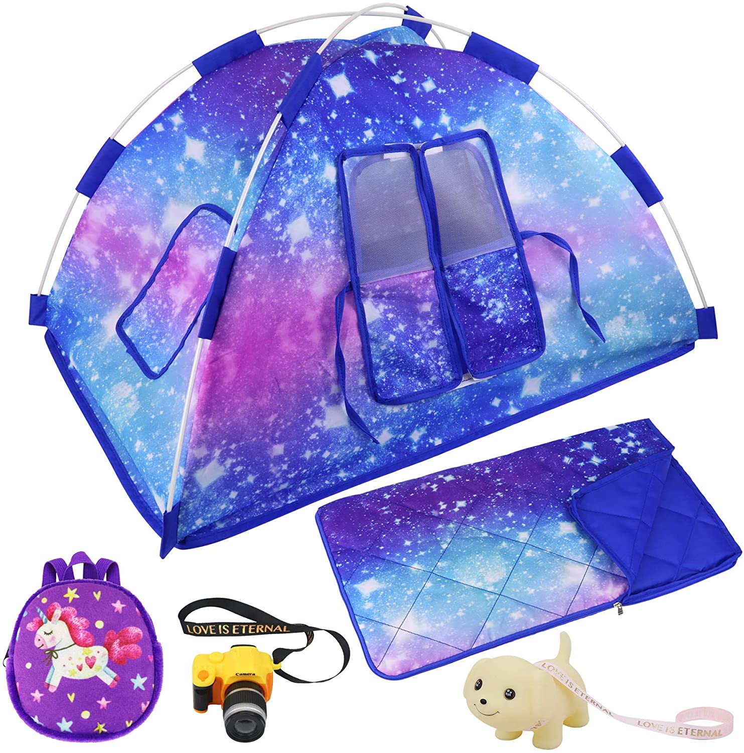 camping set for 18 inch dolls